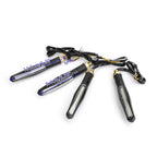 4X Sequential Flowing LED Turn Signal Indicator Lights for Motorcycle (T9)