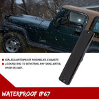 Smoke Lens Front Bumper Side Marker Lights for Jeep Wrangler (1987–1995)