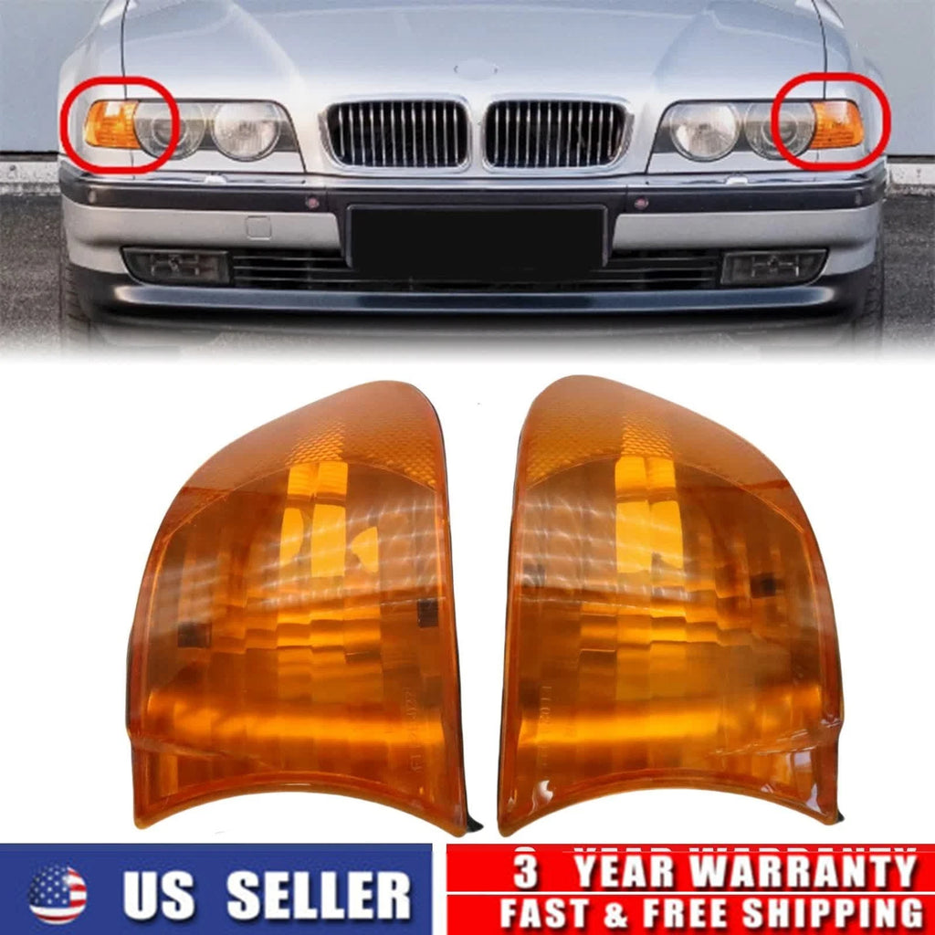 2X Front Corner Signal Lights for BMW 7-Series E38 LCI (1998–2001)
