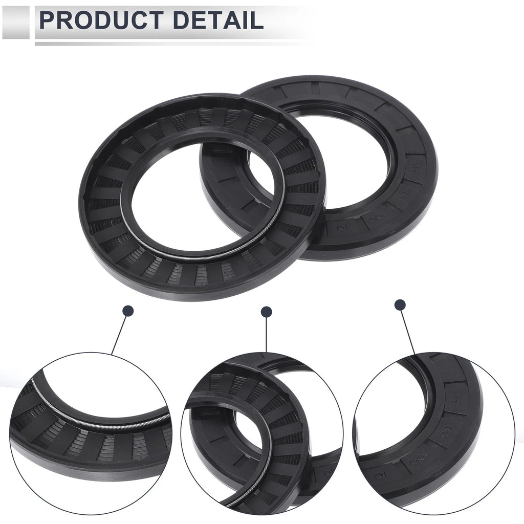 Set of 5 Oil Seal Rotary Shaft Seal NBR Rubber 60x100x10mm