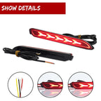 2X LED Rear Bumper Reflector Brake Lights for Lexus IS-F GX470 RX300