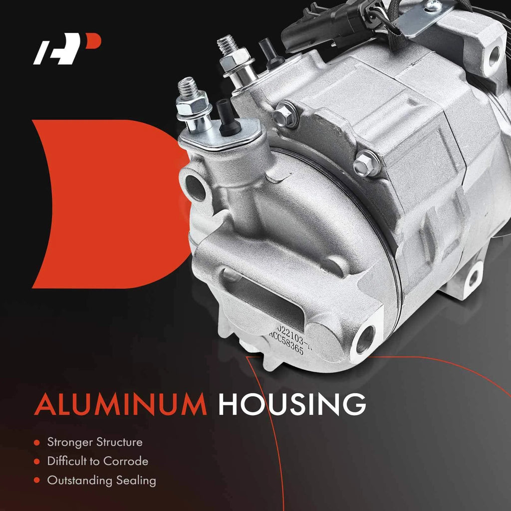 A/C Compressor with Clutch for Jeep Grand Cherokee (2009-2010)