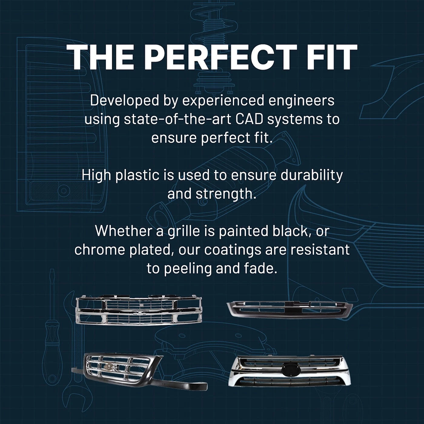 Chrome Grille for Ford Escape (2008–2012)