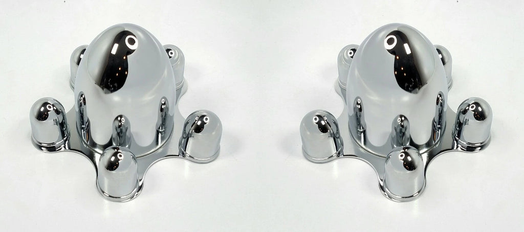 Center Hub Caps Pair Spider Bullet for Ford 5x4.5 5x4.5 (2000–2020)
