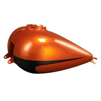 Fuel Gas Tank for Harley CVO Electra Glide (2008–Present) Scorched Orange/Black Denim