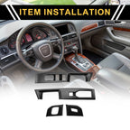 Set of 1 Master Power Window Switch Cover Trim for Ford F-150 (2021–2024) Black