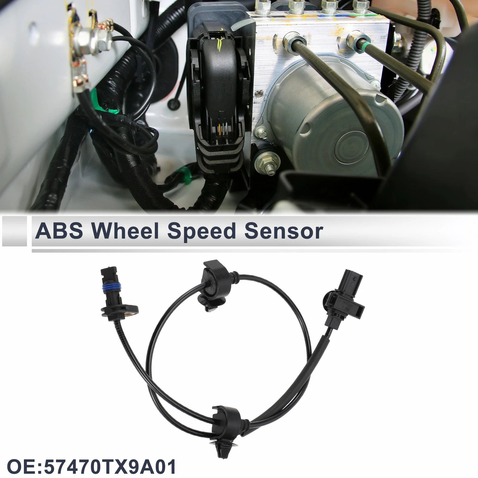 ABS Wheel Speed Sensor No. 57470TX9A01 for Honda Fit EV (2013–2014) Rear Right