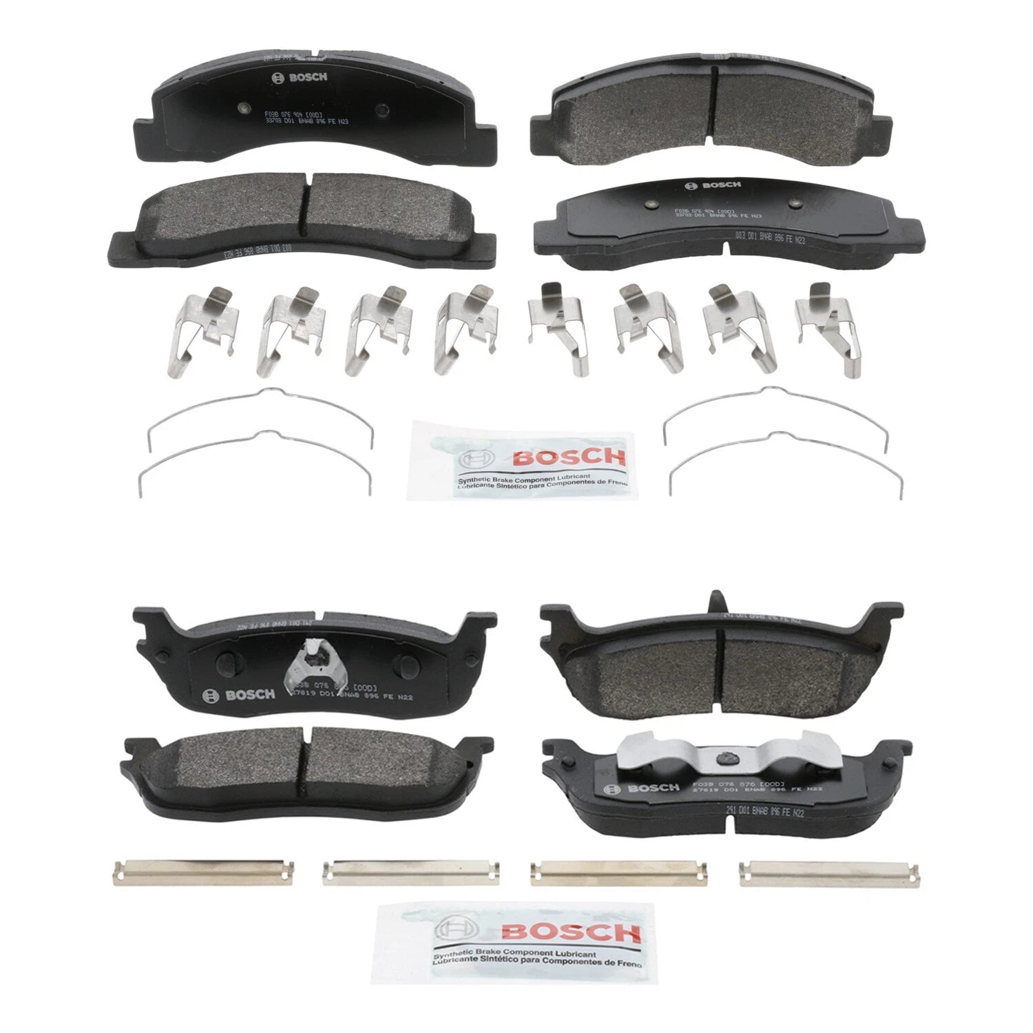 Bosch Quietcast Disc Brake Pads Kit for Ford F-150 4WD (1997–1998)