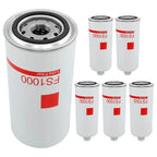 6X FS1000 Fuel Filter Water Separator for Freightliner Cummins C15 ISL9 M11 (2000–2023)