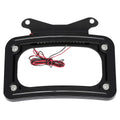 Curved License Plate Frame with LED Light for Harley Electra Glide (US)