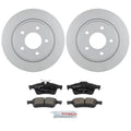 Rear Brake Kit Set of 4 Disc Rotors & Ceramic Pads for Mazda 3 (2004–2013)