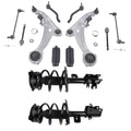 Set of 12 Front Struts with Spring & Control Arms for Nissan Altima (2007–2013)