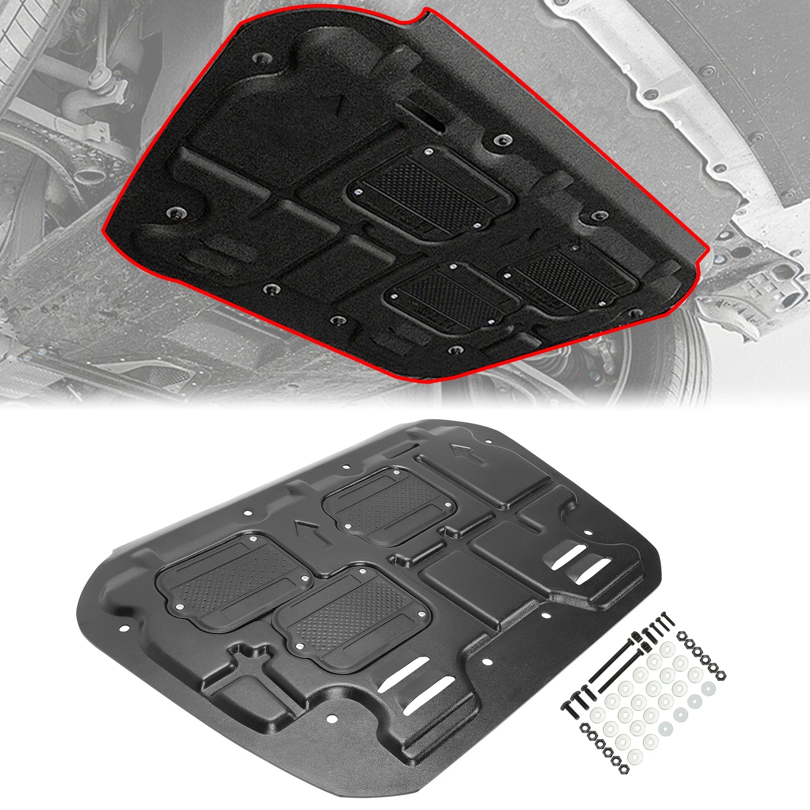 Front Skid Plate for Honda Civic (2016–2021) Engine Splash Shield Guard