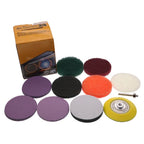 22-Piece Headlight Sanding and Polishing Kit for Car Headlight Repair