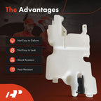 Windshield Washer Reservoir with Cap & Pump for Dodge Avenger (1995-2000)