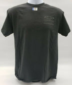 Chevrolet Performance Black T-Shirt w Gray Script Logo for Corvette (2020–2026)