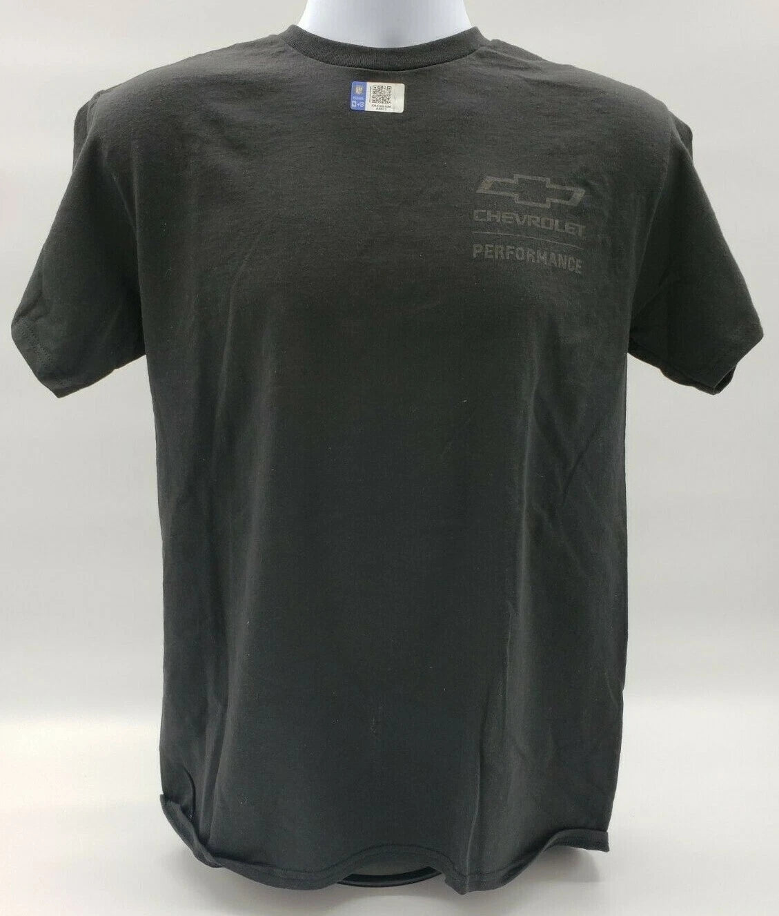 Chevrolet Performance Black T-Shirt w Gray Script Logo for Corvette (2020–2026)
