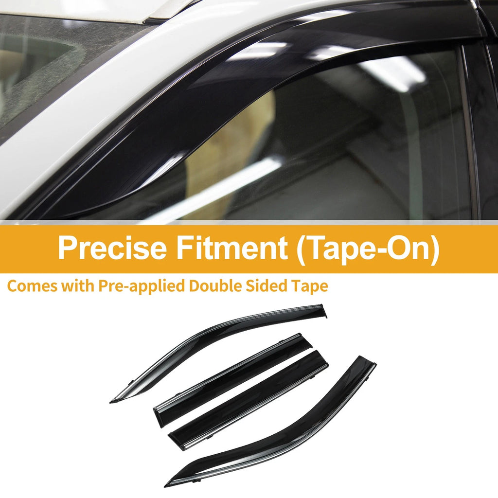 Set of 4 Window Deflectors for Subaru Forester (2019–2024)