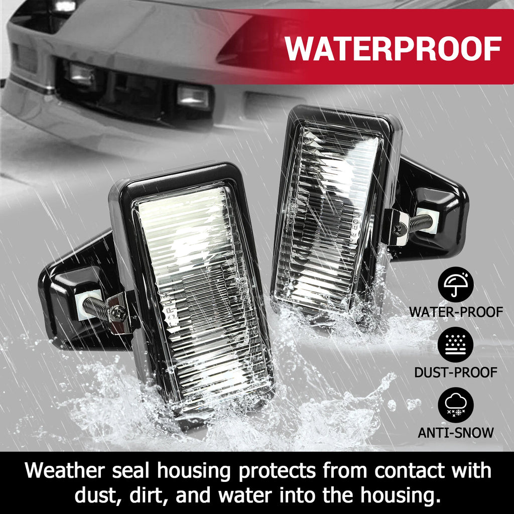 Fog Light Lamps with Brackets for Camaro IROC-Z Z28 (1985-1992)