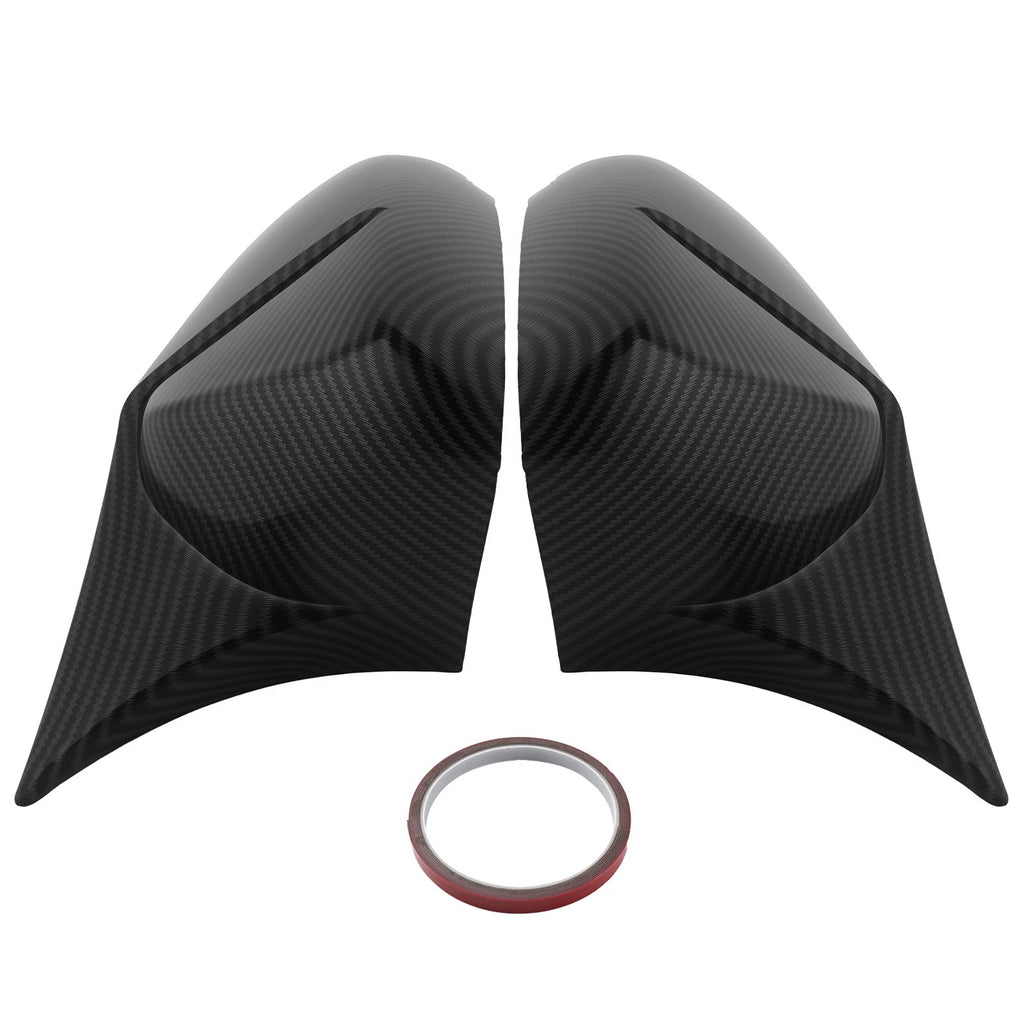 Set of 2 Rearview Mirror Caps for Honda Accord (2018–2022) Carbon Black ABS