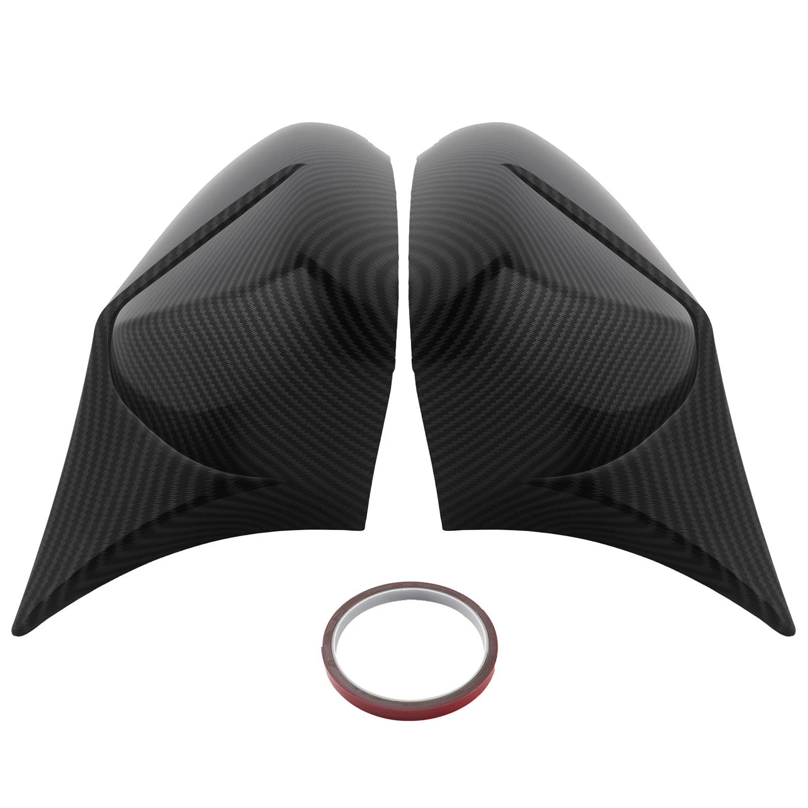 Set of 2 Rearview Mirror Caps for Honda Accord (2018–2022) Carbon Black ABS
