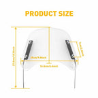 Motorcycle Headlight Windshield for Round 5-7 Inch Headlight (Universal)