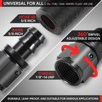 10AN to 5/8" Barb T6061 Straight Push Lock Hose End Fittings (Universal)