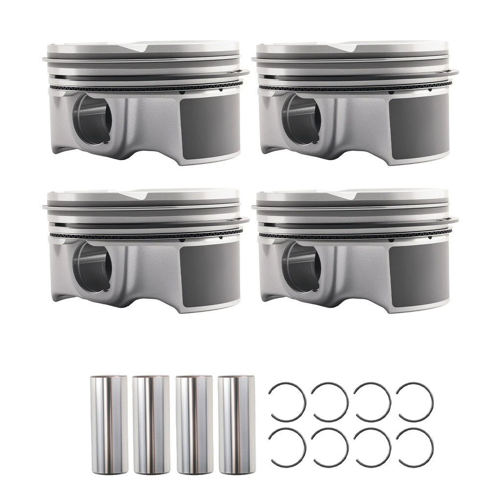 Set of 4 Piston & Rings for Hyundai Elantra, Kia Soul, Forte (2014–2020)