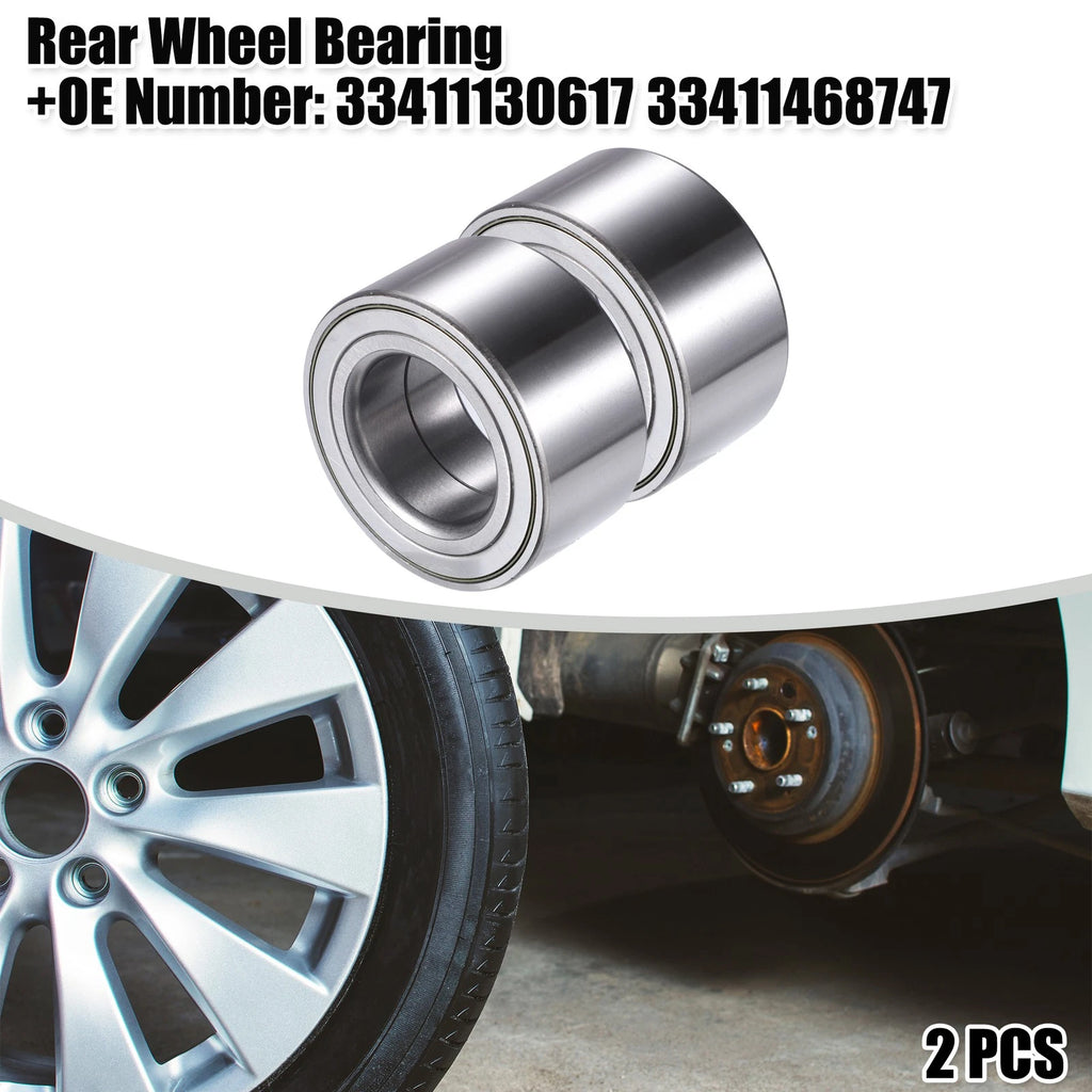 2X Rear Wheel Bearings for BMW 128i (2008–2013)