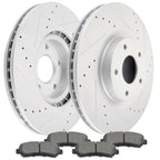 Front Ceramic Brake Pads and Rotors Kit for Nissan Maxima (2010–2014, 2016)