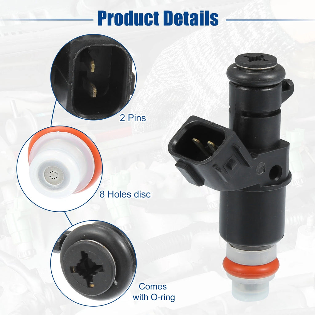 1pc Fuel Injector Nozzle for Honda Accord 3.0L V6 (2003–2007) 16450-RCA-A01