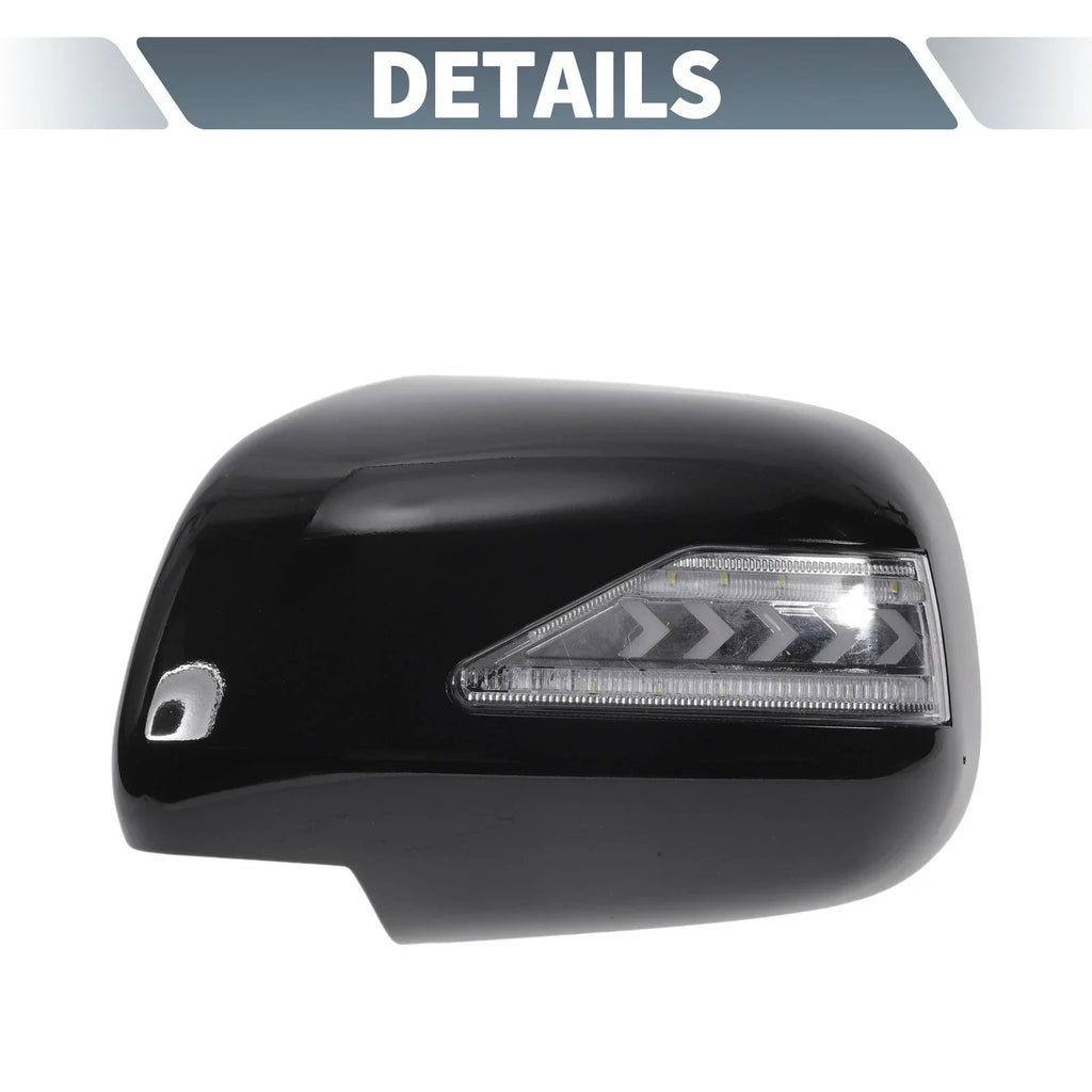 Rearview Mirror Cover Overlay Gloss Black for Lexus RX330 RX350 (2003)