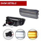 Clear Switchback LED Front Bumper Signal Lights for Toyota 4Runner (1999–2002)