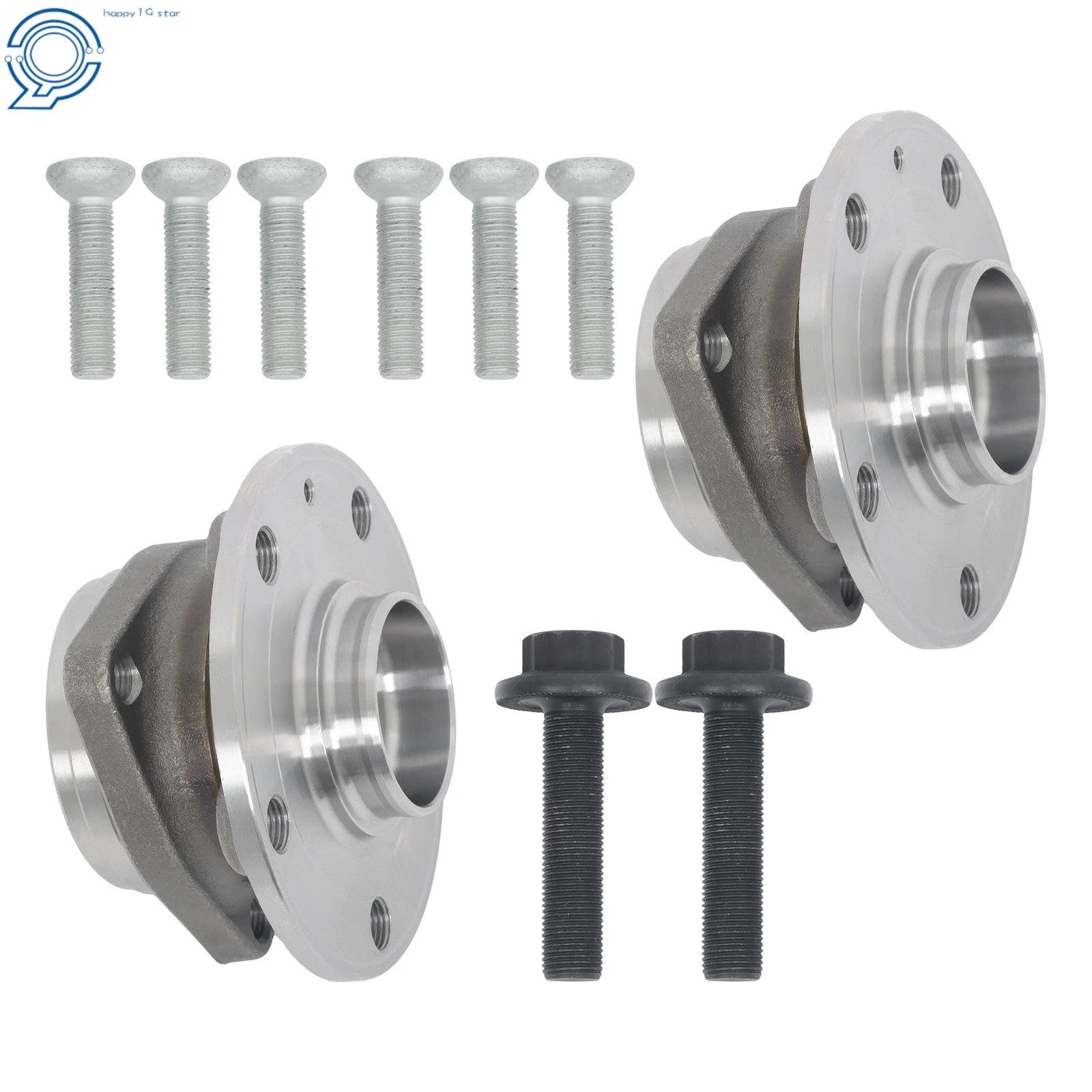 2X Wheel Hub Bearing Assembly for Audi A3 Q3 S3 VW Jetta Golf 