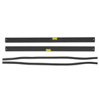 Black Aluminum Roof Cross Bars for Honda Element (2003–2011) 45KG Capacity