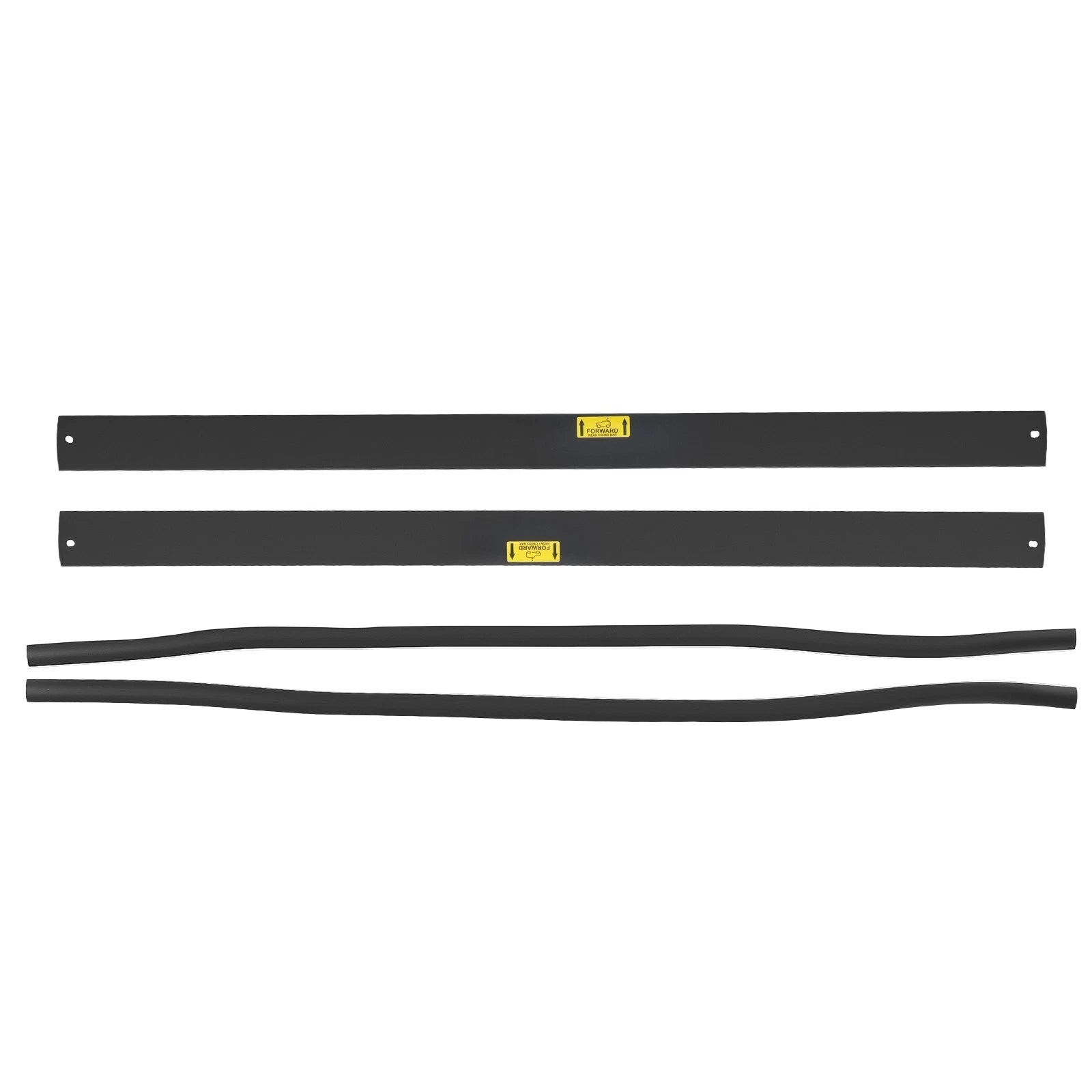 Black Aluminum Roof Cross Bars for Honda Element (2003–2011) 45KG Capacity