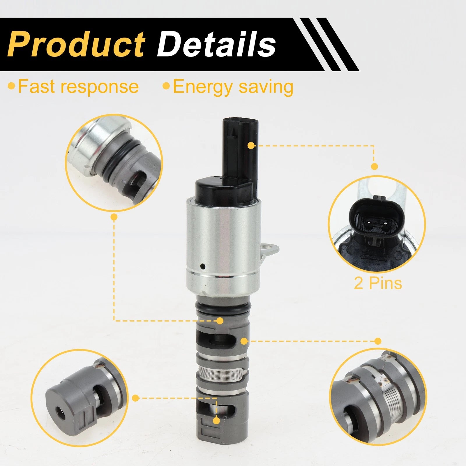 Engine Camshaft Oil Control Valve for Volkswagen Tiguan (2016–2022) No. 04E906455C