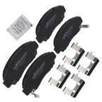 Set of 4 Front Brake Pads for Honda Accord (2003–2012) Acura CSX (2006–2011) D787 P787