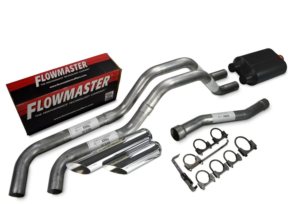 Dual Exhaust 2.5" Side Exit Flowmaster Super 44 for Nissan Titan (2004–2006)