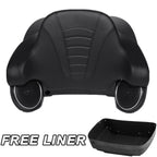 Matte Black Trunk Pad Rack Speakers for Harley Street Glide (2014–2025)
