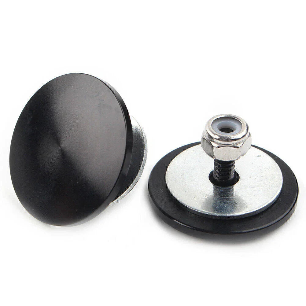 Black Aluminum Inner Fairing Mirror Plugs for Harley Street Glide Trike (2009-2023)