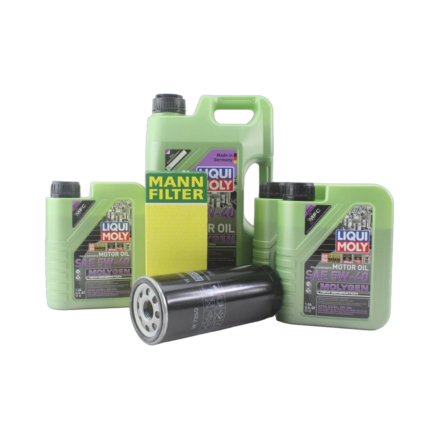 Oil Change Kit for Audi ABH/ART 4.2L (2000–2005) - 5W-40, 8L, Molygen