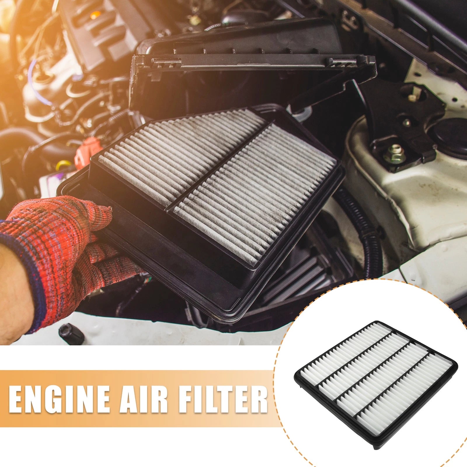 Engine Air Filter 17801-38030 for Lexus LX570 (2008–2021)