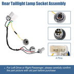 2 x Tail Lamp Holder Wiring Harness for Hyundai Sonata 2011-2014