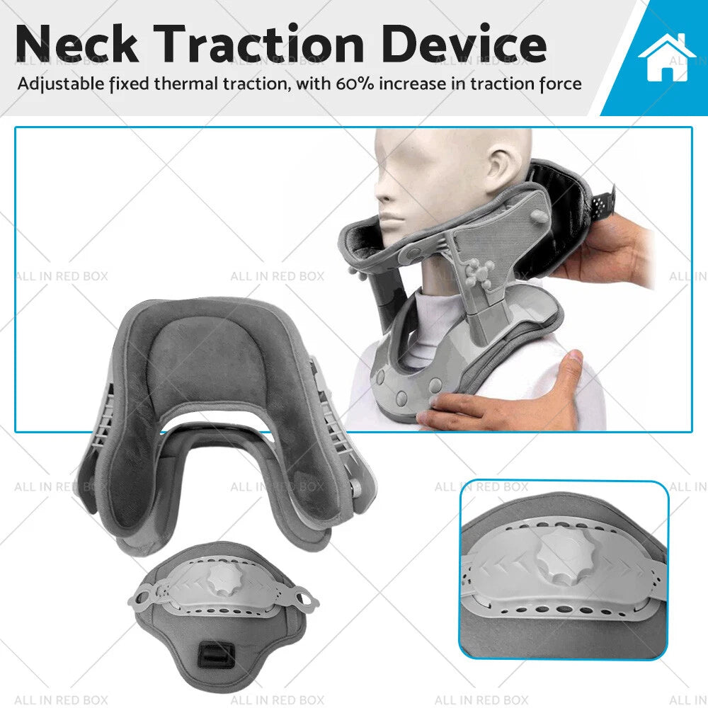 Cervical Neck Traction Device for Neck Brace Collar Stretcher