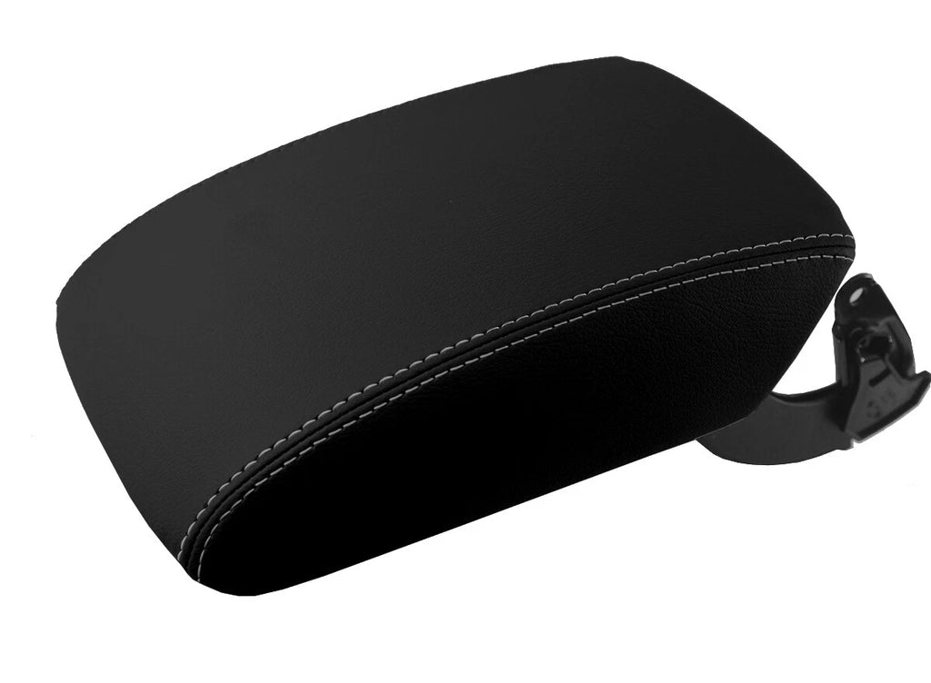 Armrest Cover for Audi Q5 (2009–2017) Leather Gray Stitch