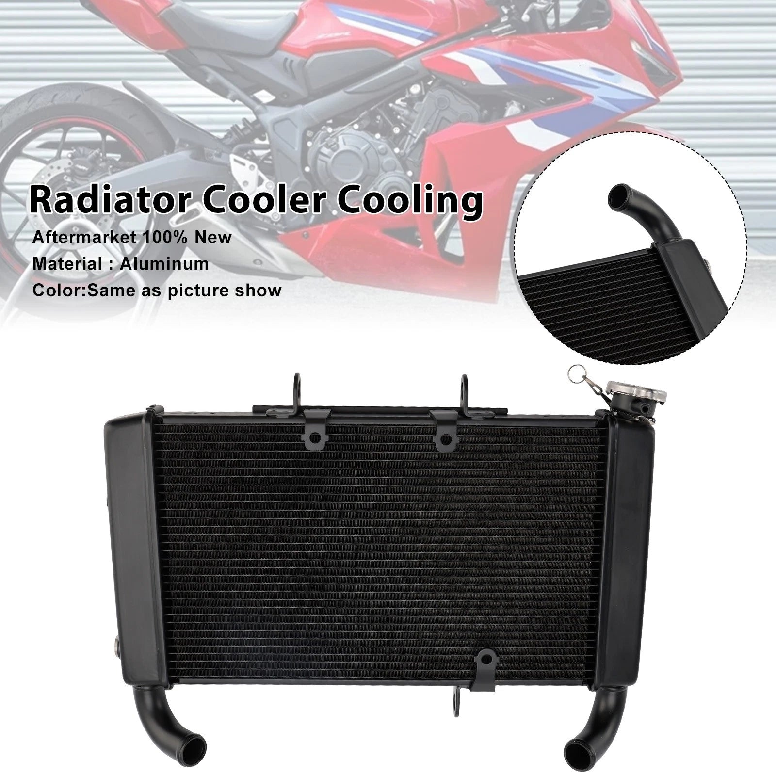 Radiator Cooling Engine Cooler for Honda CBR650R (2024–2025)