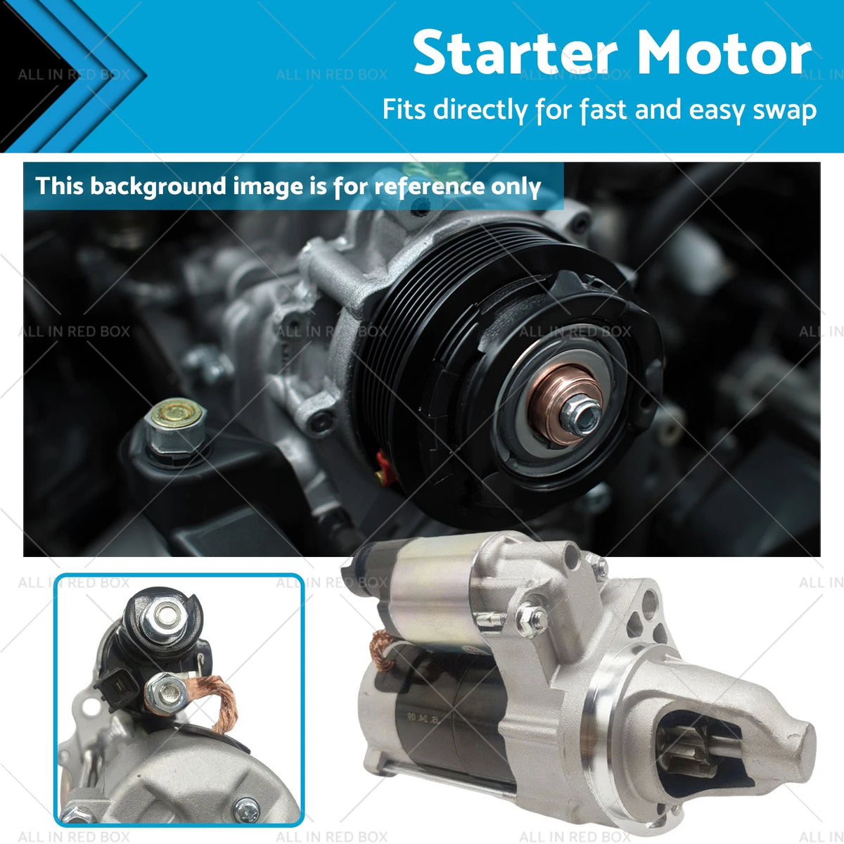 12V Starter Motor for Honda Jazz GE GG GP 1.3L Petrol L13Z1 (2008–2014)