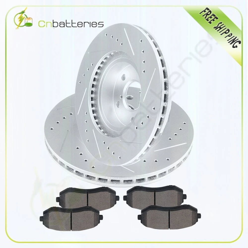 Front Brake Rotors & Ceramic Pads for Subaru Impreza Legacy Saab 9-2X (2002–2010)