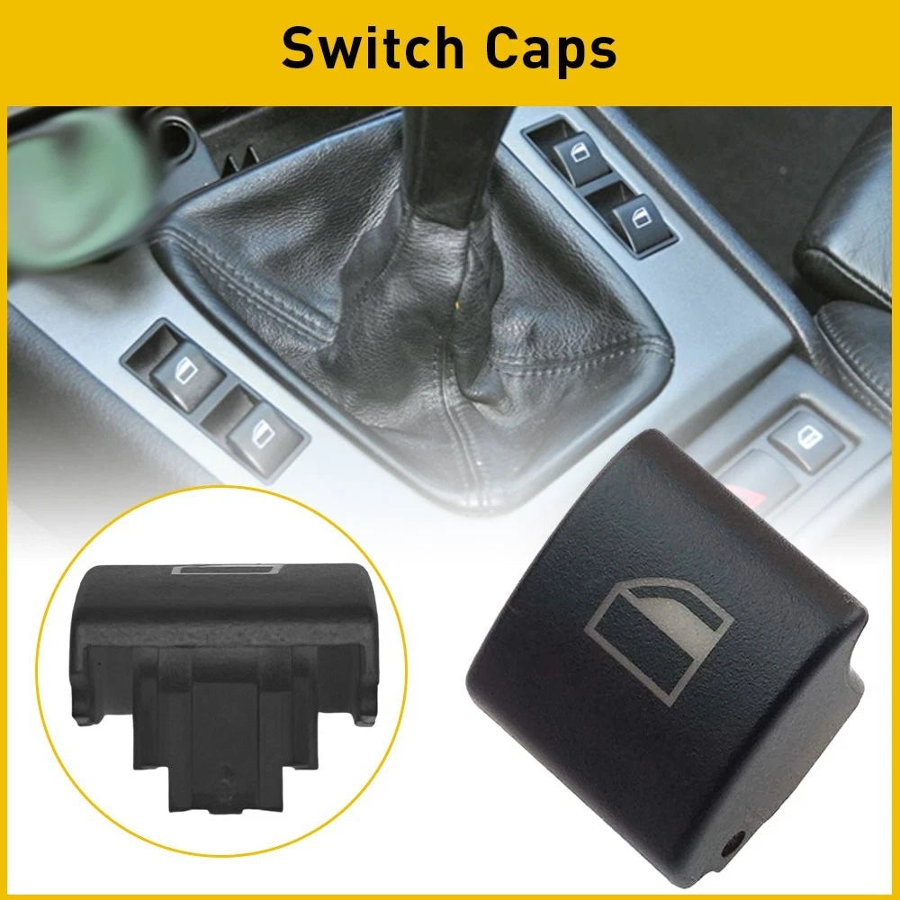 Window Switch Button Cap Cover for BMW 3 Series E46, X5, X3 (1998–2006)